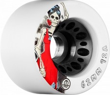 Rollerbones Day of the Dead 62mm Speed/Derby Roller Skate Wheels 4 Packs 