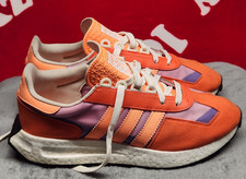 Adidas ZX 1K Boost Men 10.5 Orange Purple Running Shoes Sneakers GY0820