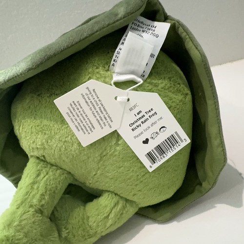 Authentic NWT Jellycat Christmas Tree Ricky Rain Frog plush toy stuffed animal - Bild 6 von 10