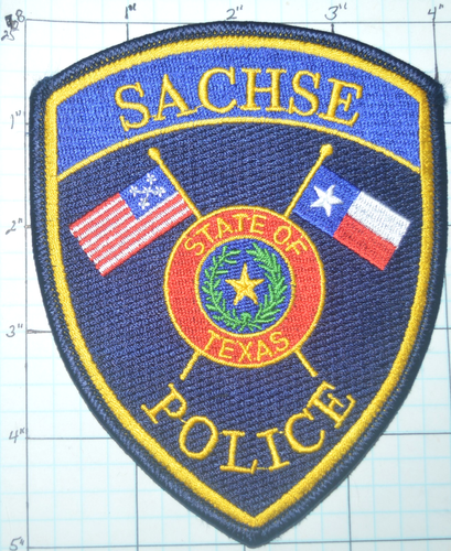 TEXAS, SACHSE POLICE DEPT PATCH