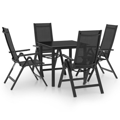 Gartenmöbel Set Alu Anthrazit Sitzgruppe Gartengarnitur 5/7/9-tlg. vidaXL