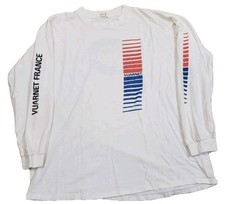 Vtg 80s Vuarnet France Long-Sleeve T-Shirt Men's Large Made In USA