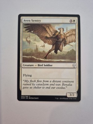 Aven Sentry  3  MTG  NM Dominaria (C)
