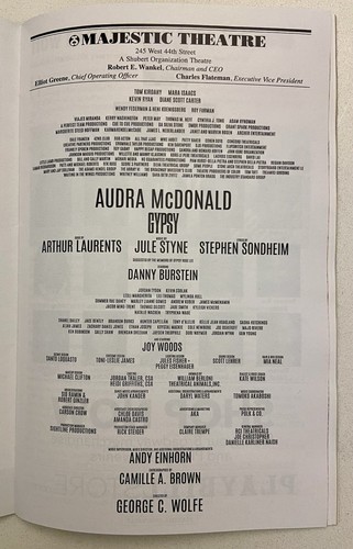 Gypsy Playbill Broadway Revival w/ Audra McDonald NEW Cover w/ Photo March 2025 - Picture 2 of 10