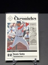 2020 Panini Donruss Chronicles Jaun Soto Washington Nationals #4 Baseball Card