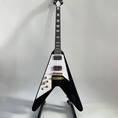 Factory Custom Left-Handed VX Electric Guitar Silver Hardware Solid Wood Free Sh