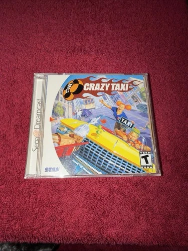 Crazy Taxi Sega Dreamcast Complete In Box CIB Disc & Manual Mint Free Shipping