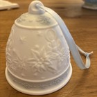 Vintage LLADRO 1992 Annual Christmas Bell L5641m Porcelain Blue and White — photo 3