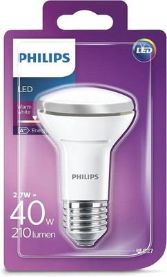 Philips LED Reflektor Leuchtmittel R63 E27 2,7W 40W warmweiß 210lm