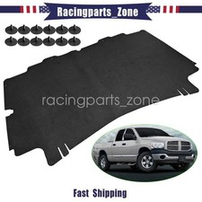 Hood Insulation Pad 12 Heat Blanket Clips For 2002-2009 Dodge Ram 2500 3500 Hood Insulation Pad 12 Heat Blanket Clips For 2002-2009 Dodge Ram 2500 3500
