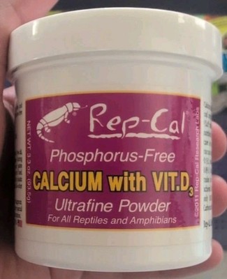 Rep-Cal Phosphorus-Free Calcium with Vitamin D3 Ultrafine Powder