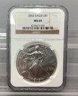 2002 American Silver Eagle - NGC - MS 69