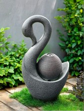 Swan Solar Water Feature Garden Fountain Outdoor Garden Fountain Decore