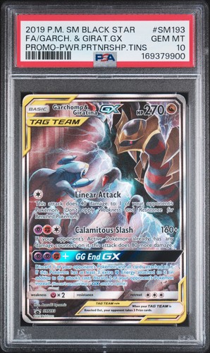 Garchomp & Giratina-GX graded PSA 10 for sale on eBay