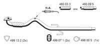 Abgasrohr Ernst 043526 FüR Opel Vectra Signum Z03 Z02 CC Caravan F35 F48