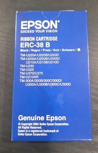 Epson Exceed Your Vision Ribbon Cartridge ERC-38 B (Black) 1 pack