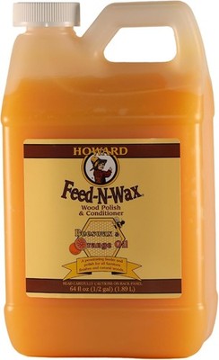 Howard Feed-n-wax Wood Polish And Conditioner, 64-Ounce