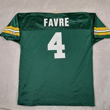 Vintage Champion Jersey XL/XXL Size 52 Green Bay Packers Brett Favre USA Made