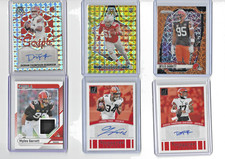 2024 Mosaic Michael Hall Jr Yellow Reactive Mosaic Prizm Rookie RC #352 Browns