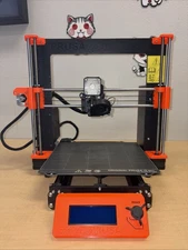 Original Prusa i3 MK3S+ 3D Printer Black-Orange, Assembled, Professionally Owned