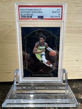 2020 Panini Select #61 Anthony Edwards Blue Retail PSA 10 Gem Mint Rookie Card