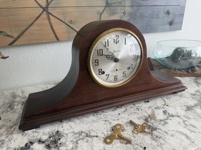 Restored 1927 Sessions Westminster  1  Chime Antique Clock, Key Wind 8 Day