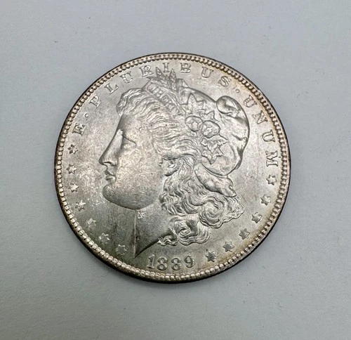1889 Morgan Dollar $1 | XF Extremely Fine | 90% Silver | US Coin | Antique
