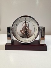 Bulova B7520 Table Side DESK Clock  Great Con...