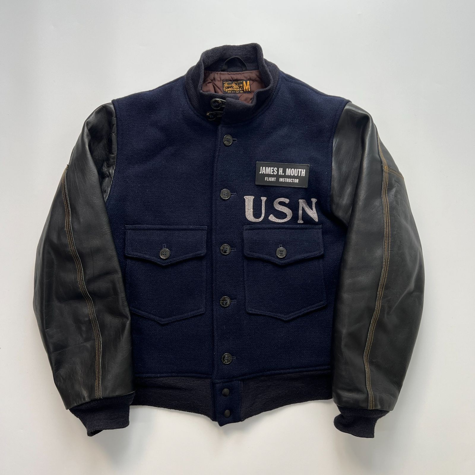 Buzz Rickson's USN Flight Instructor Jacket Good … - image 1