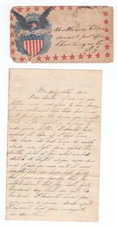 CIVIL WAR LETTER 72nd NY Infantry Details "Horrible" BATTLE of FAIR OAKS