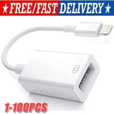 To Camera USB Female OTG Connector Adapter Cable For Apple iPhone iPad iPod lot