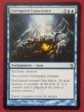 Magic The Gathering MIRRODIN BESIEGED CORRUPTED CONSCIENCE blue card MTG