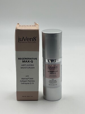 JuVen8 Regenerative Max-Q Anti-Aging Face Moisturizer 1 Fl oz 30 ml