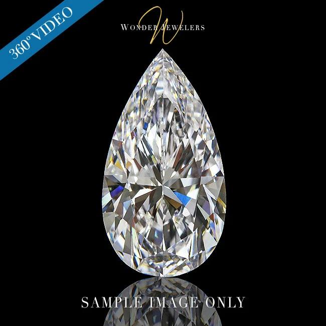 1.3 carat pear shaped diamond deals