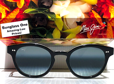 NEW Maui Jim JOY RIDE Black Crystal POLARIZED Neutral Grey Lens
