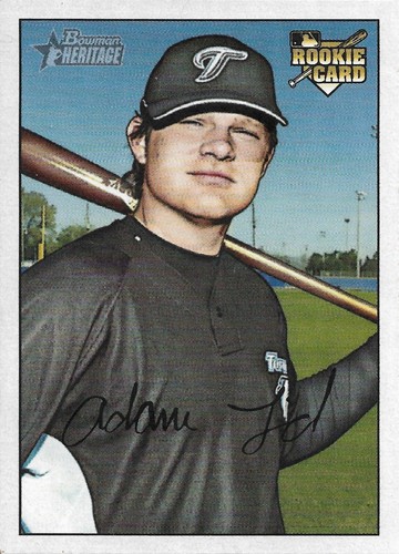 2007 - Bowman - Heritage - Adam Lind - Rookie Card - Var (Signature on Front)