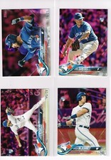 2018 TOPPS MINI ON DEMAND PINK 315 CHRIS ROWLEY RC #d 25/25 TORONTO BLUE JAYS 