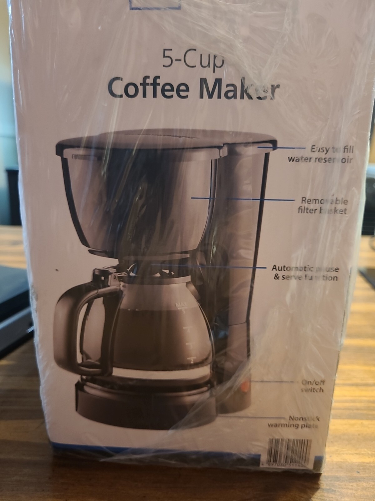 mainstays black 5 cup drip coffee maker eBay