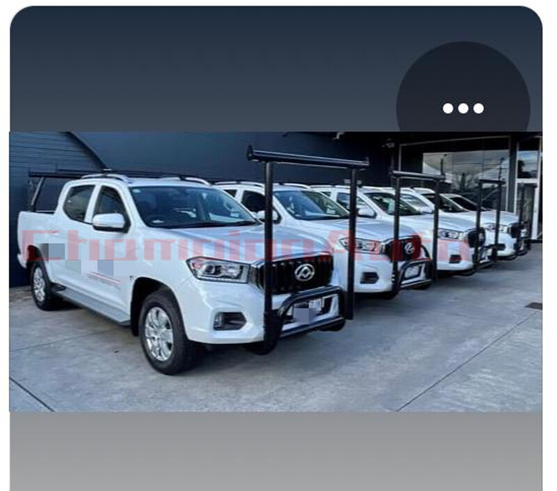 BLACK Nudge Bar For LDV T60 MAX 2021-2024 with Front Ladder Rack H Rack ...