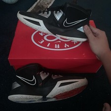 Size 10.5 - Nike Kyrie Infinity Black Metallic Silver for sale