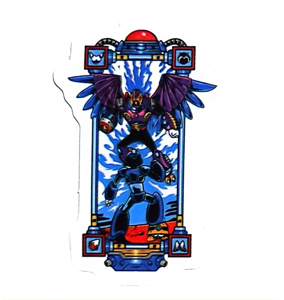 Nintendo Mega Man Rock Man Rush Dr Wily Anime Waterproof Sticker