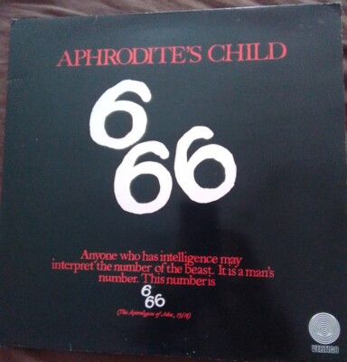 Aphrodite's Child   666 UK 2lp 1977 Mint