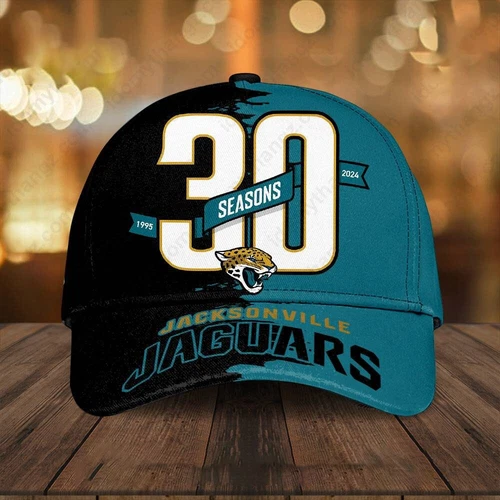 Jacksonville Jaguars 30 Seasons NFL Classic Cap - Limited Edition, Trendy Cap - Bild 1 von 3