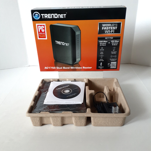 TRENDnet TEW-812DRU AC1750 Dual Band Wireless Router 4 Port (New~Open Box) - Picture 1 of 8