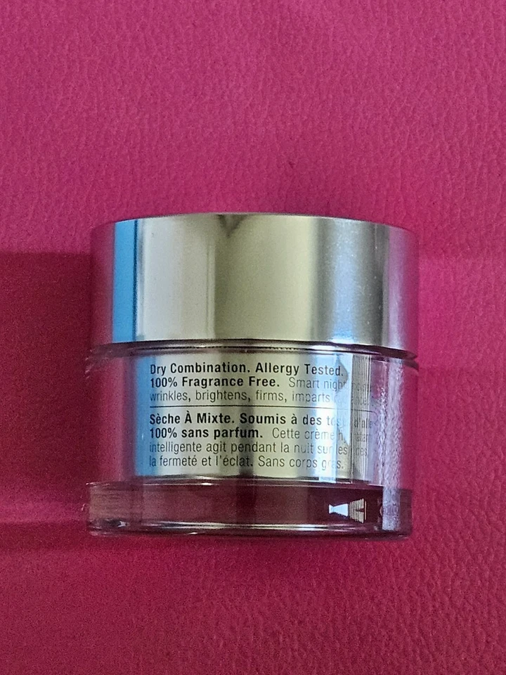 Crema hidratante Clinique Smart Night personalizada combinación seca ~ 1,0 oz/30 ml ~ nueva sin caja Foto 2 de 3