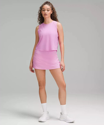 Lululemon ace Rival Mid-Rise Skirt short Black， Pink， White