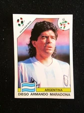 MARADONA WORLD CUP STORY N° 224 SONRIC'S PANINI ITALY 90 WORLD CUP ARGENTINA 