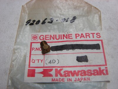 1969-76 KAWASAKI G3 G4 KV KV100 BUSHMASTER JET MAIN 160 NOS OEM 92063-018