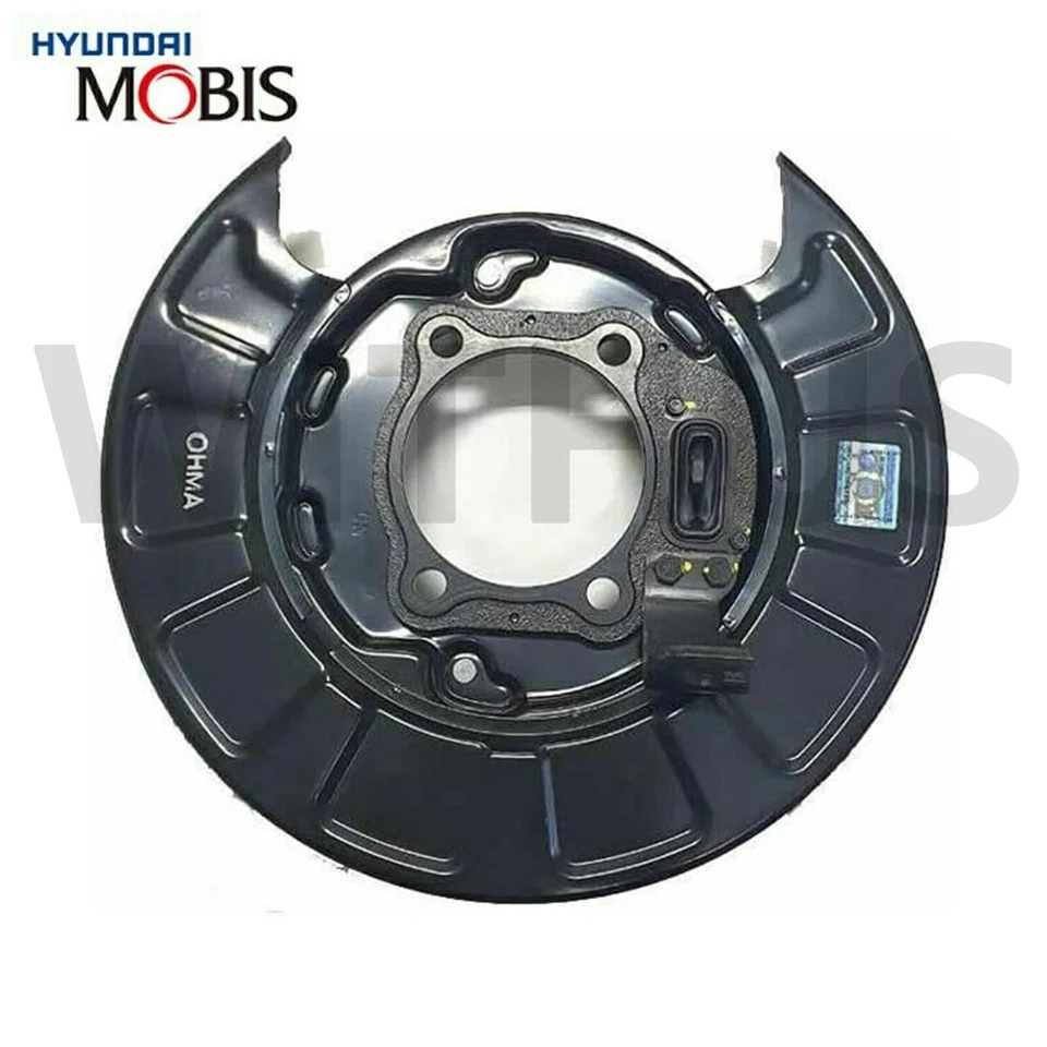 Placa de estacionamiento de freno trasera izquierda+derecha OEM para Hyundai SantaFe 2006-09 genuina_ Foto 3 de 4