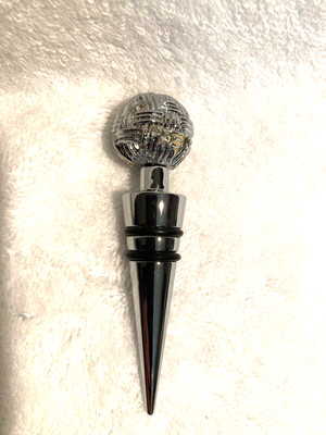 Bottle Topper Stopper Metal Sailor's Knot Monkey Fist 3 7/8'' L x 1'' W New